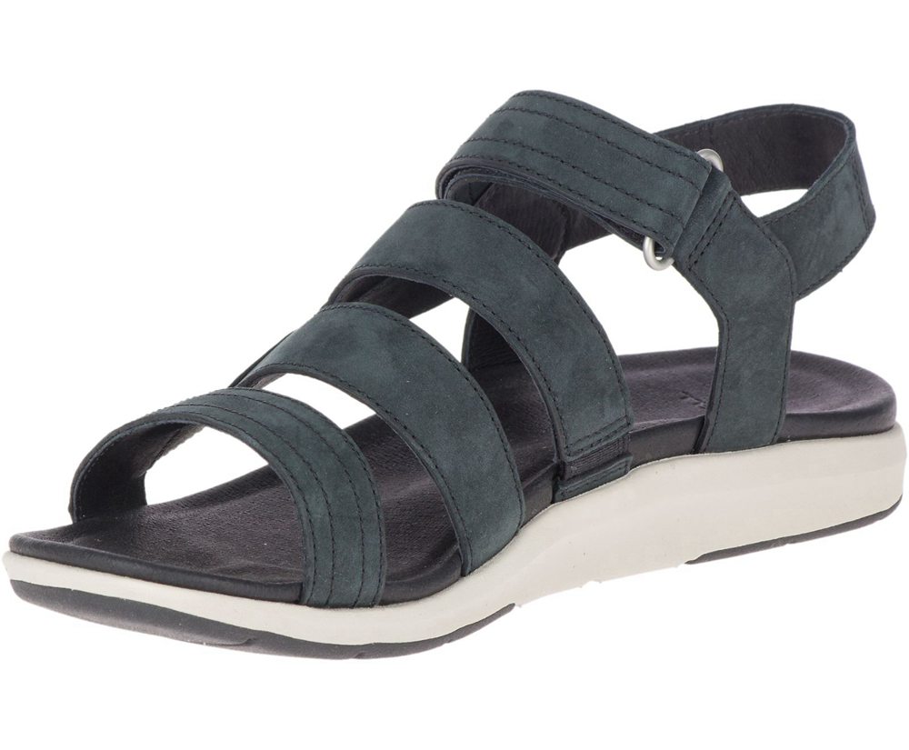 Sandalias Mujer - Merrell Kalari Lore Backstrap - Negras - XKQC-49532